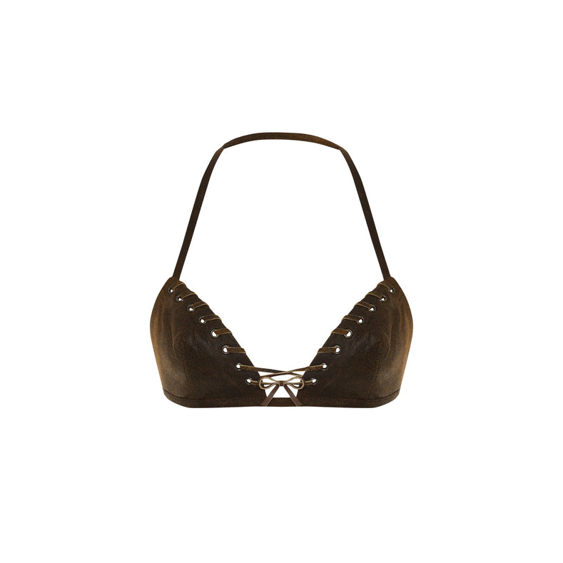 Ginji Leather Bra