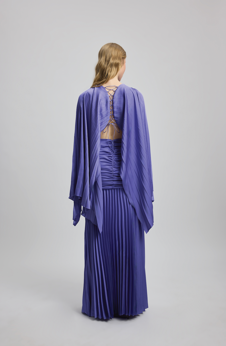Gathered Waist Maxi Dress