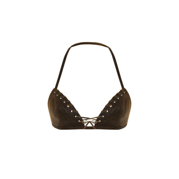 Ginji Leather Bra