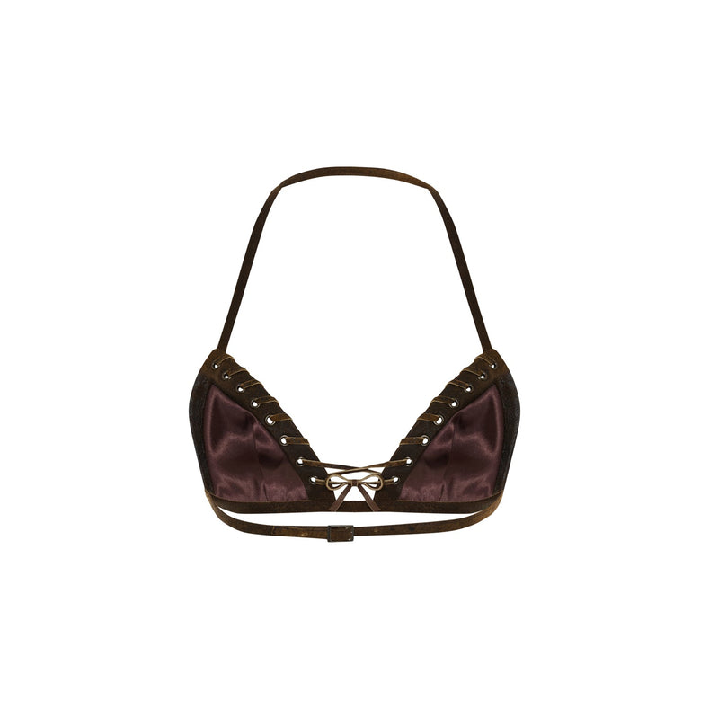 Ginji Leather Bra