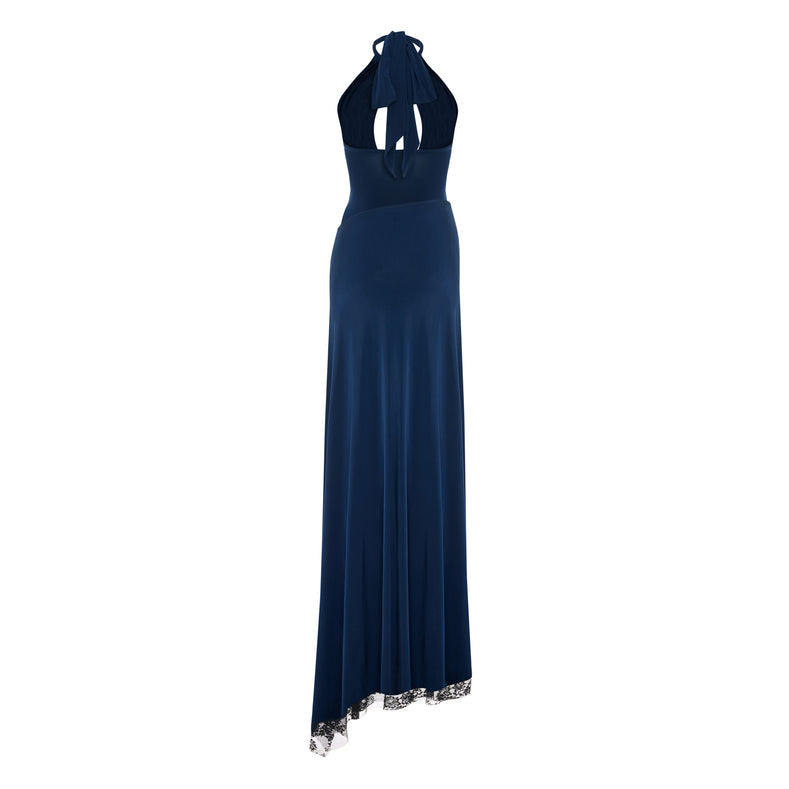 Body Suit Maxi Dress With Lace