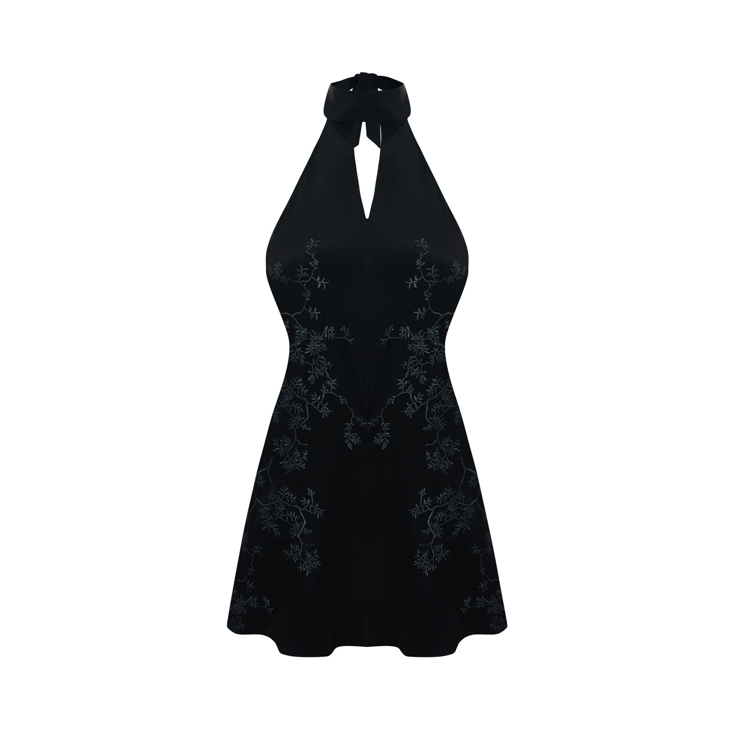 Embroidered Mini Dress