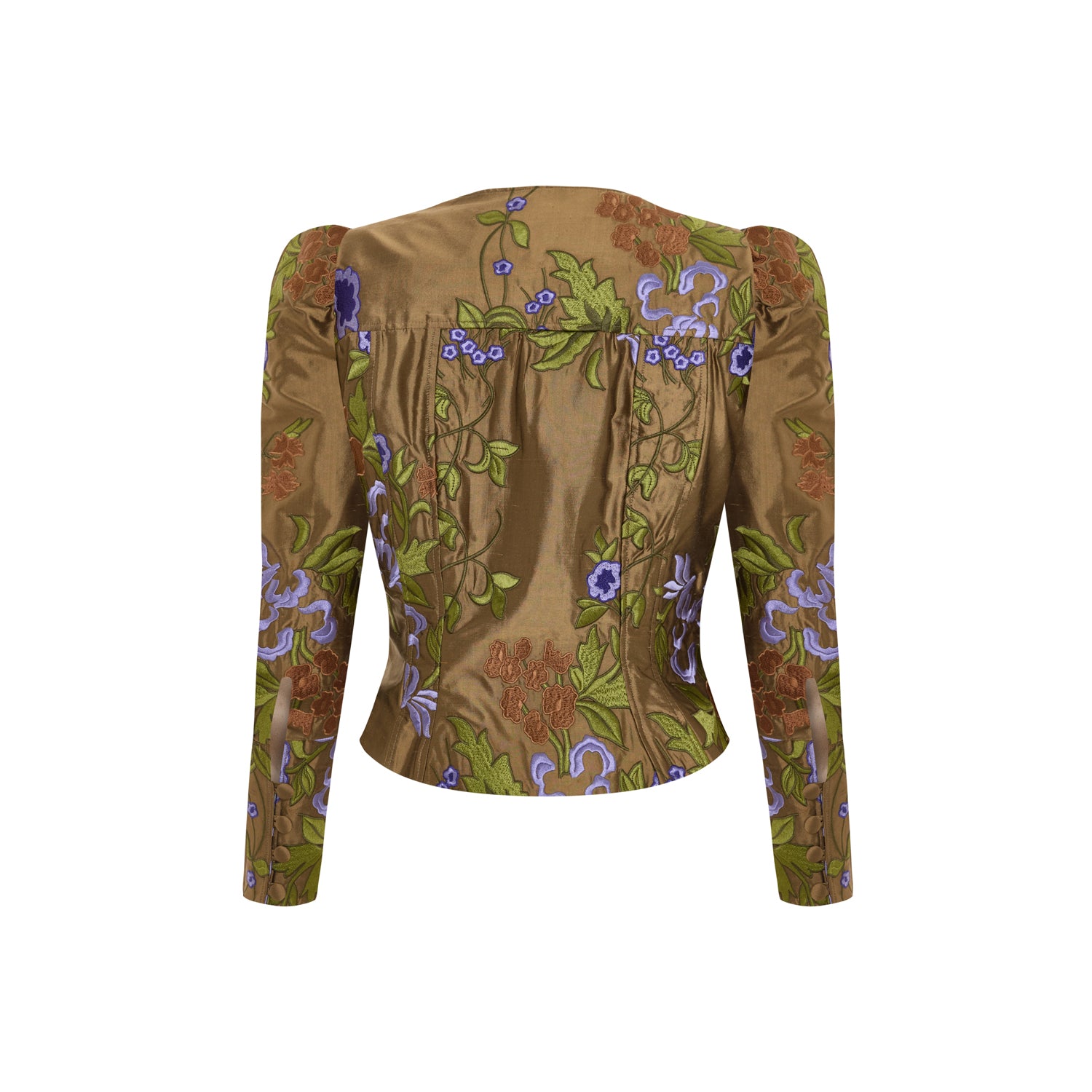 Edwardian Jacket In Pink Jaquard