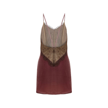 Lace Detailed Mini Dress