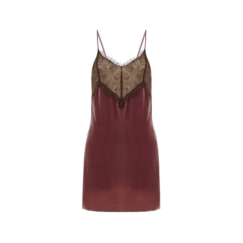 Lace Detailed Mini Dress