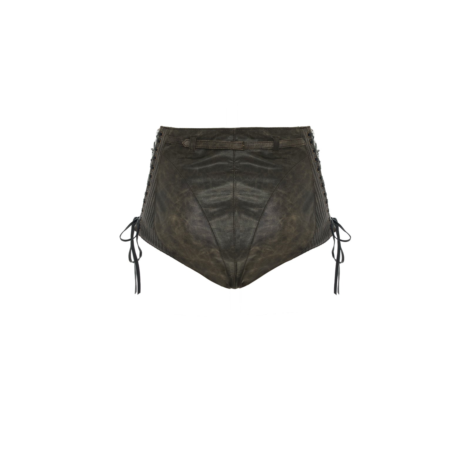 Rina Leather Extra Mini Short