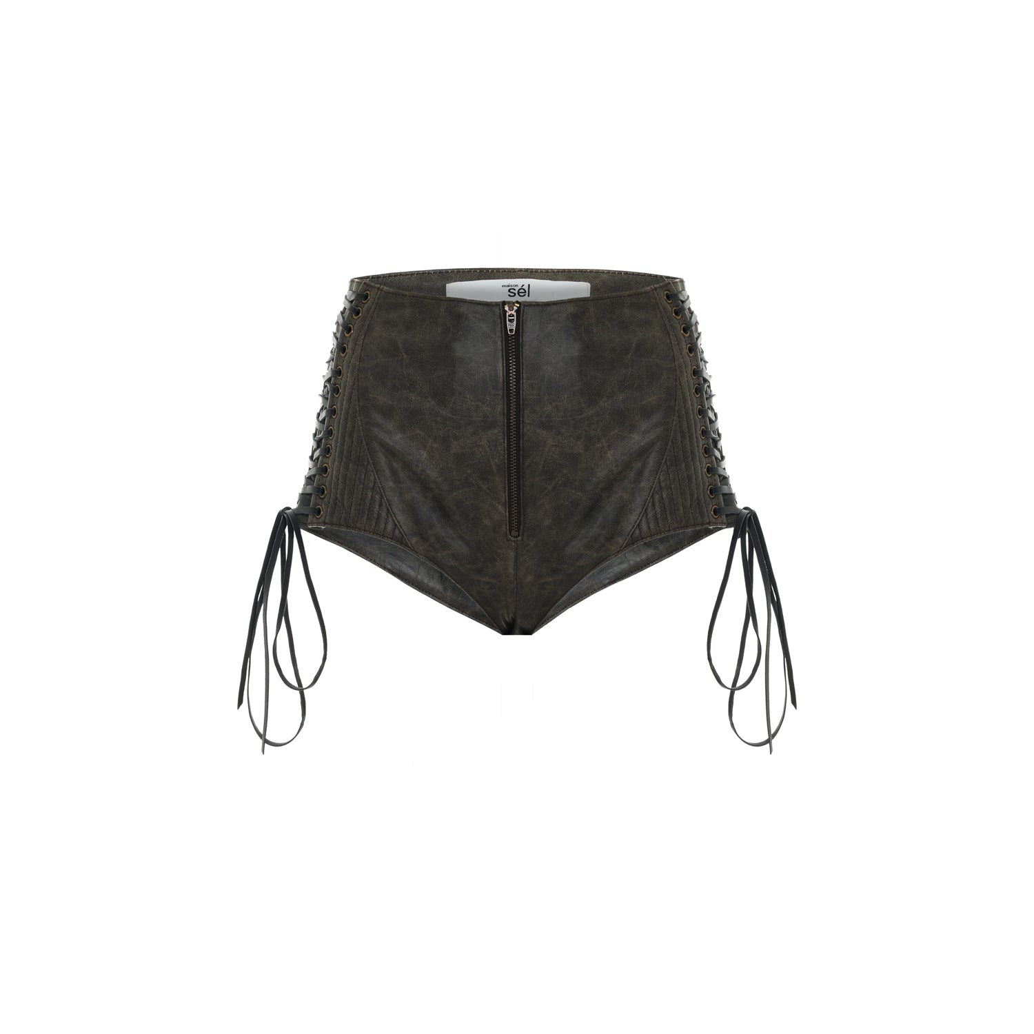 Rina Leather Extra Mini Short