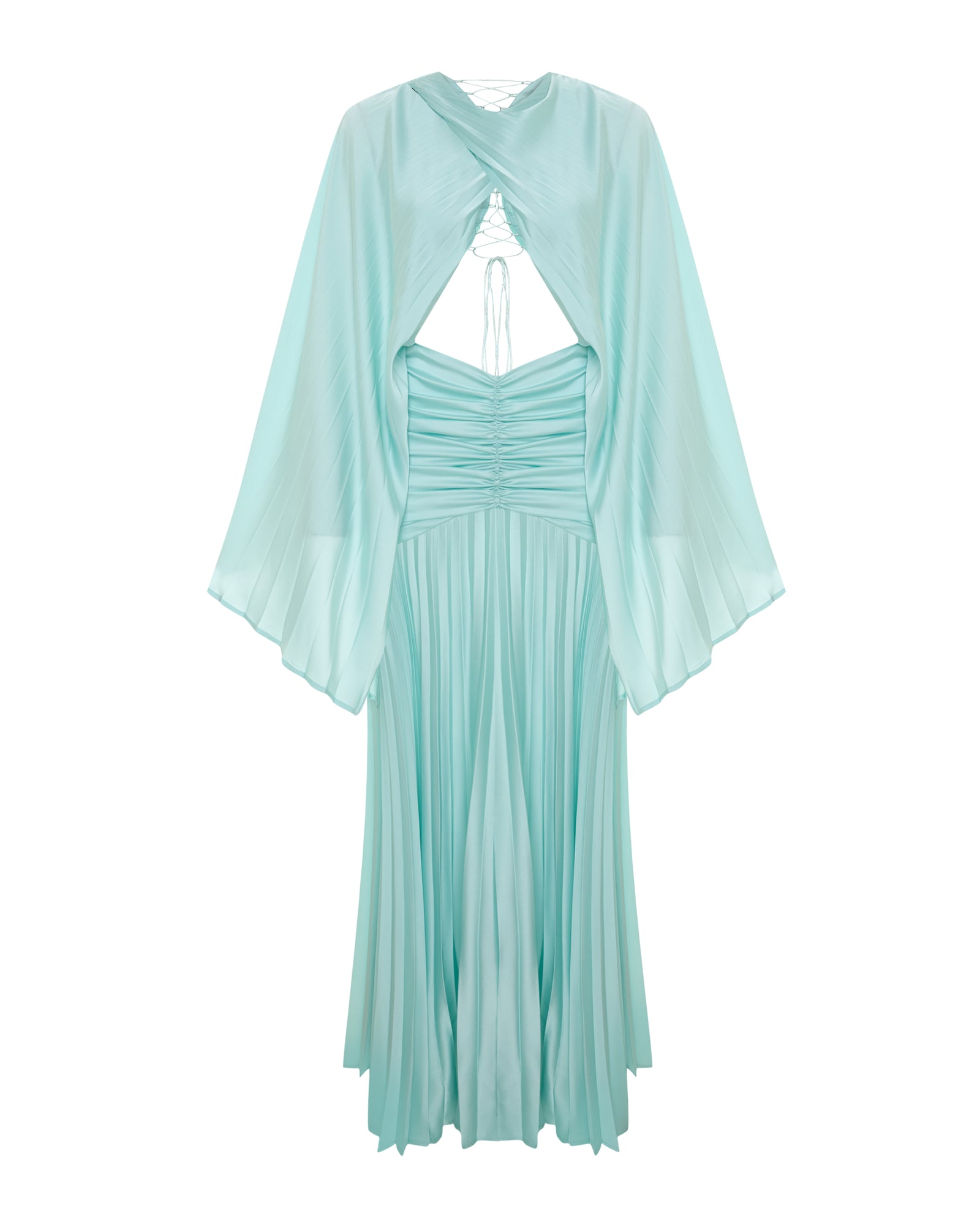 Gathered Waist Maxi Dress