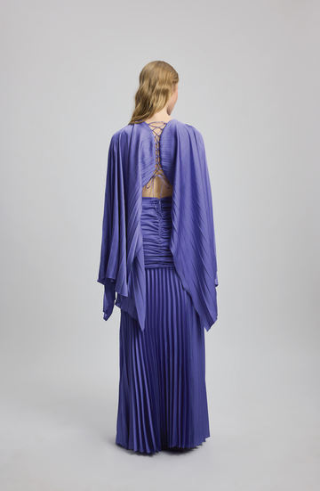 Gathered Waist Maxi Dress