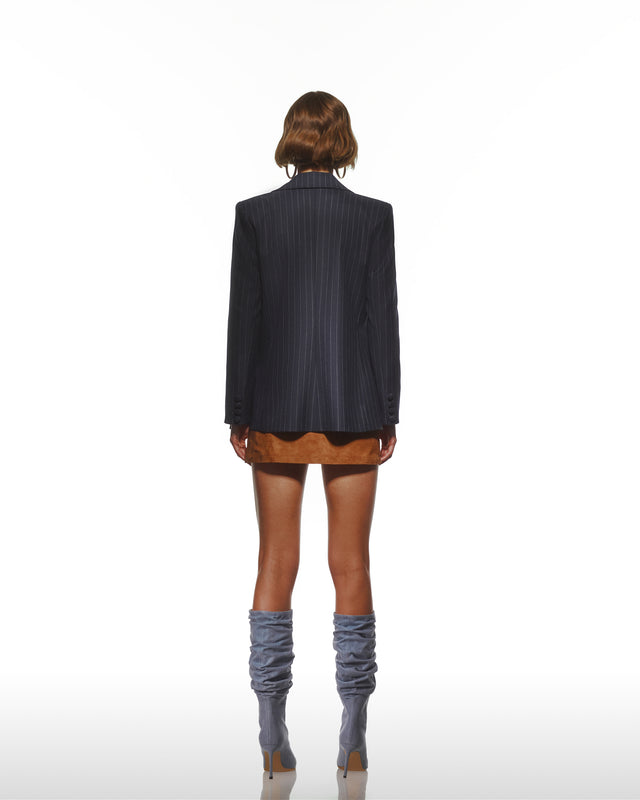 Leather Suede Super Mini Skirt