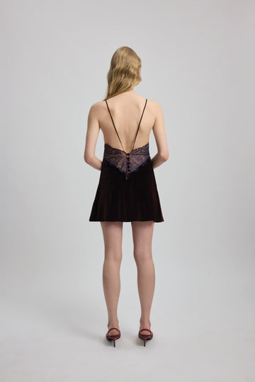 Lace Detailed Mini Dress